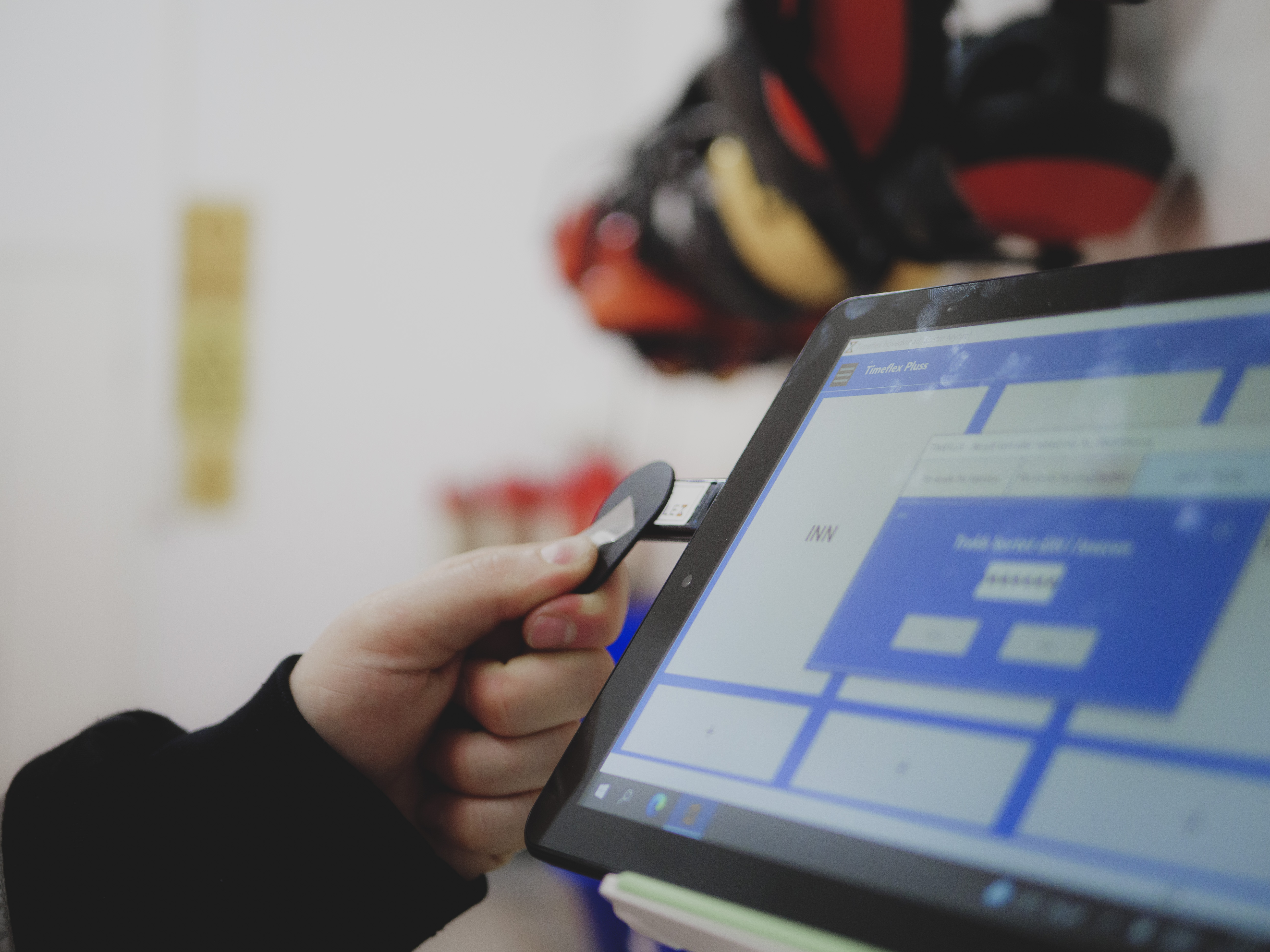 Stempler inn på produksjon